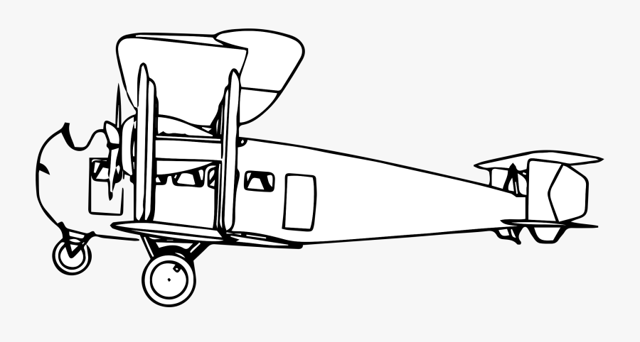 Plane Clipart Transparent - Vimy Biplane Clipart, Transparent Clipart