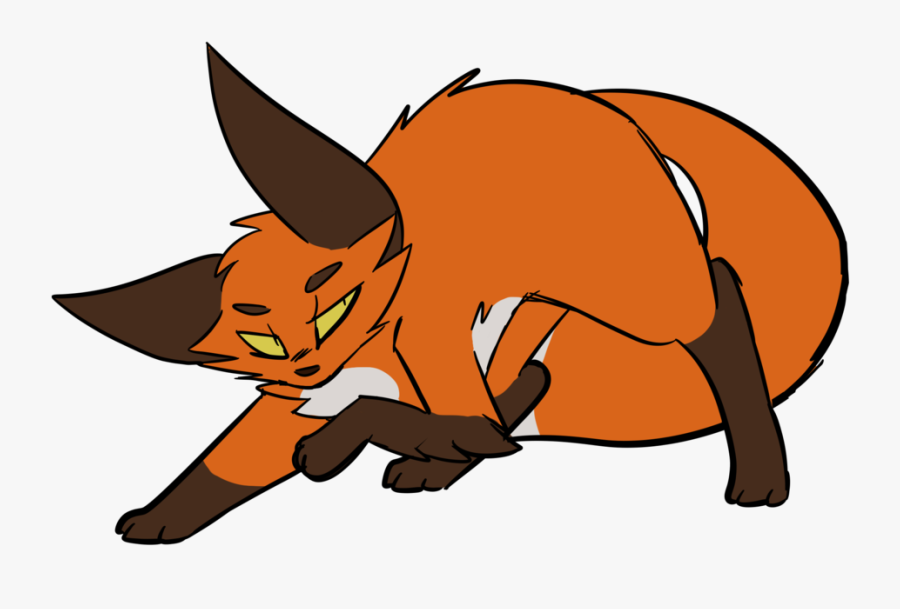Fox Clipart Strong - Strong Cartoon Fox, Transparent Clipart