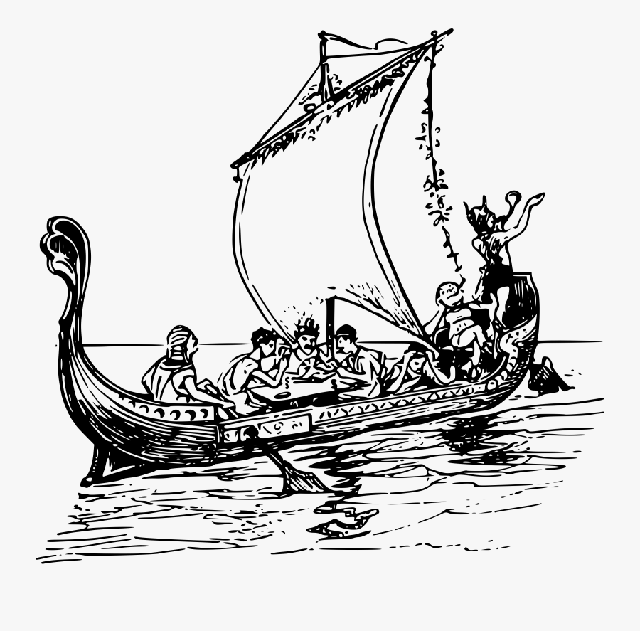Clipart - Alexander The Great Boat, Transparent Clipart