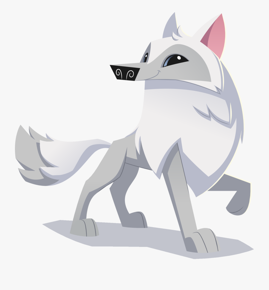 Arctic Wolf Clipart Transparent Background - Animal Jam Artic Wolfs, Transparent Clipart