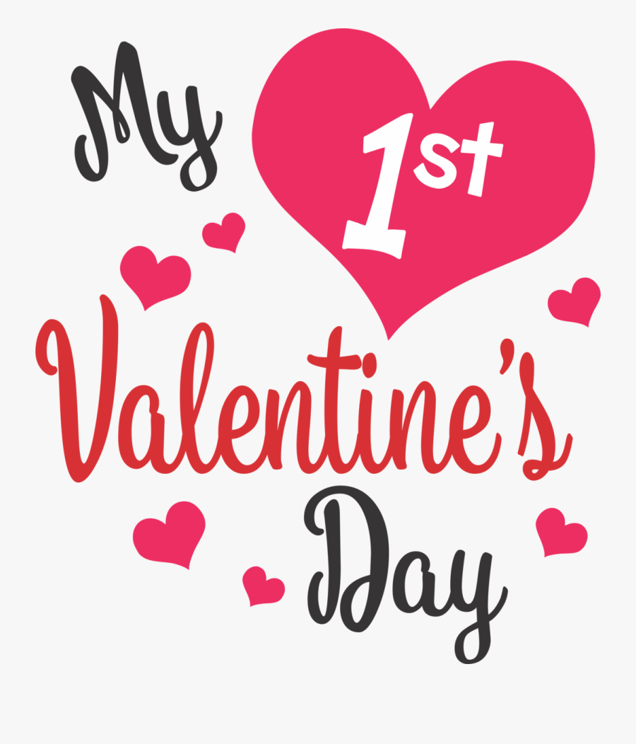 1st Valentines Day Clipart, Transparent Clipart