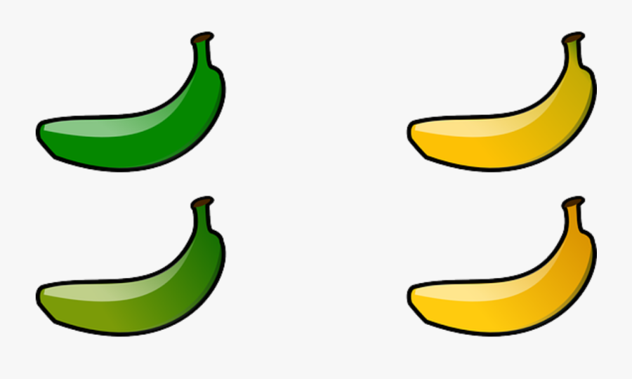 Transparent Banana Clip Art - Clipart Green Banana Png, Transparent Clipart