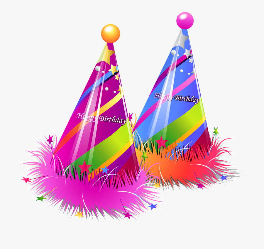 Transparent Happy Birthday - Birthday Caps Png, Transparent Clipart