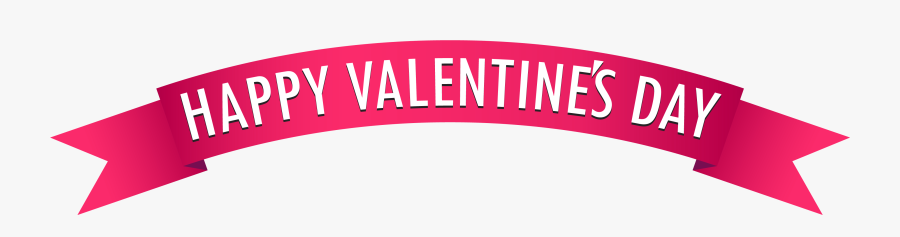 Happy Valentines Day Banner Clipart - Valentines Day Banner Clipart, Transparent Clipart