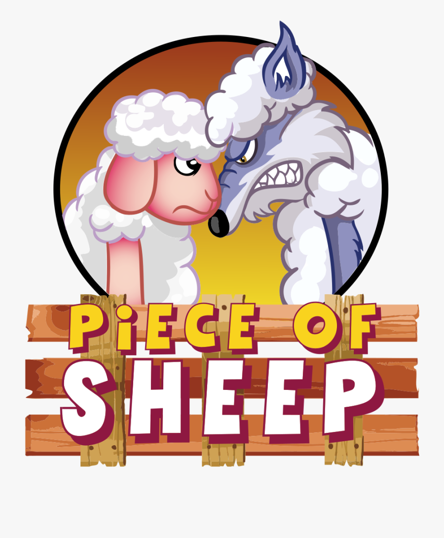 Piece Of Sheep - Cartoon, Transparent Clipart