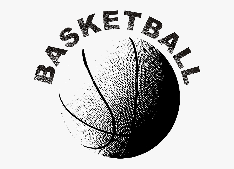 Ball Sports Free Vector - Black And White Pictures Of Basketballs, Transparent Clipart