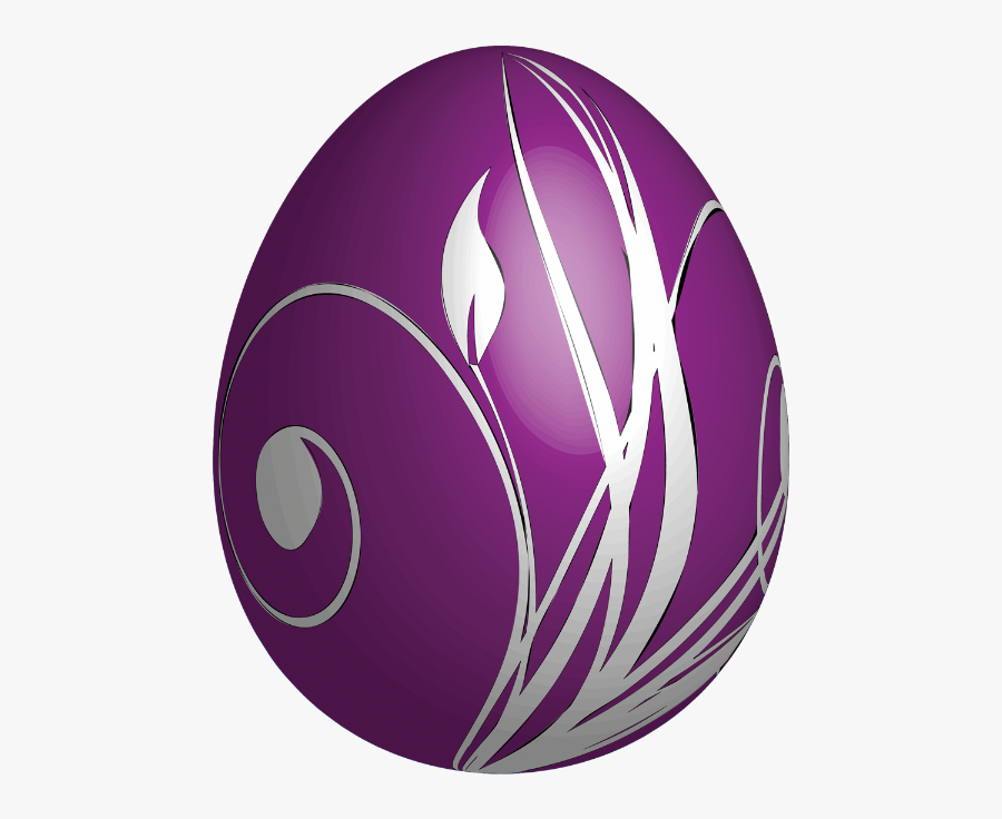 Large Egg Purple Easter Free Transparent Image Hd Clipart - Purple Easter Eggs Png, Transparent Clipart