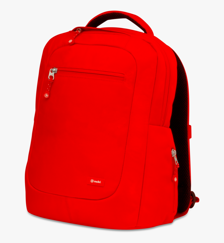 Red Backpack Png, Transparent Clipart