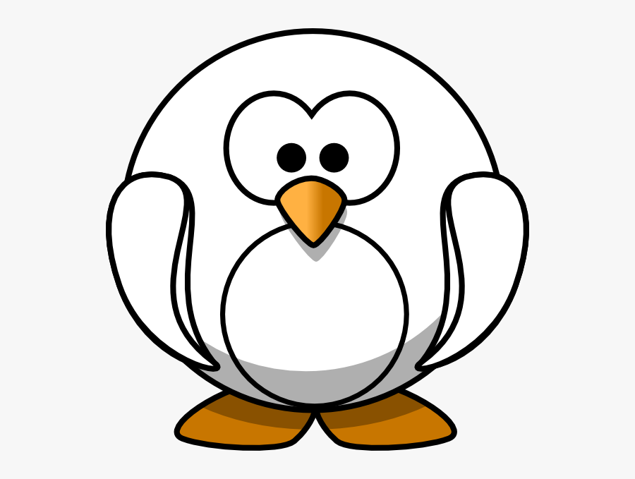 Grey And White Penguin Svg Clip Arts - Portable Network Graphics, Transparent Clipart