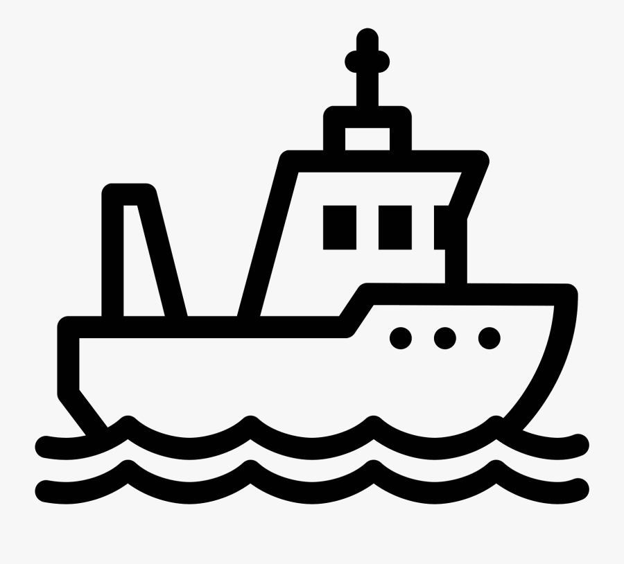 Svg Architecture Vector Icon - Fishing Boat Icon Png, Transparent Clipart