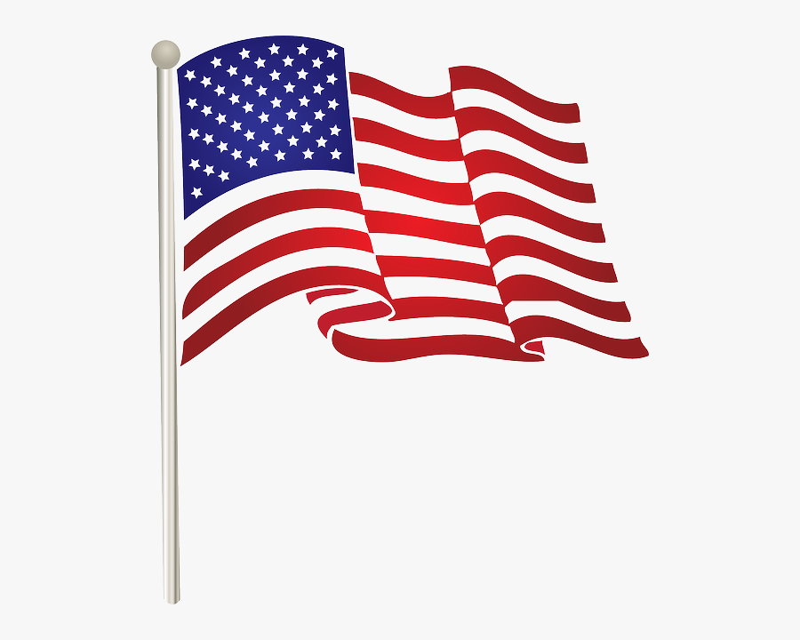 Flag Png America Pinterest - Transparent American Flag Clipart, Transparent Clipart