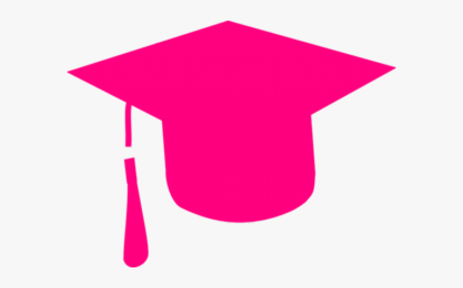 Pink Graduation Hat Clipart, Transparent Clipart