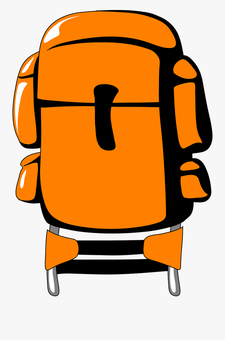 Hiking Backpack Clipart - Backpacking Clip Art, Transparent Clipart
