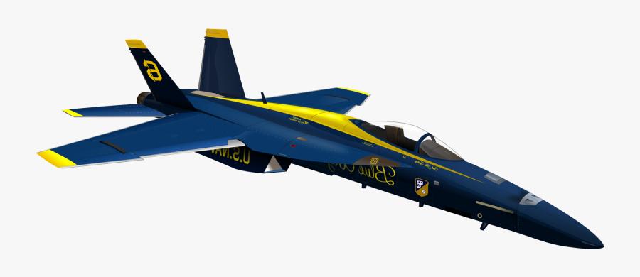 Plane Clipart Jet Blue - Mcdonnell Douglas F/a-18 Hornet, Transparent Clipart