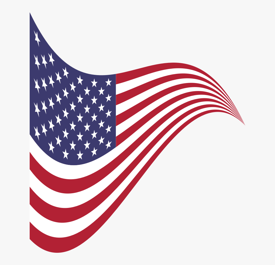 Veterans Day,independence Day,flag - Stylized American Flag, Transparent Clipart