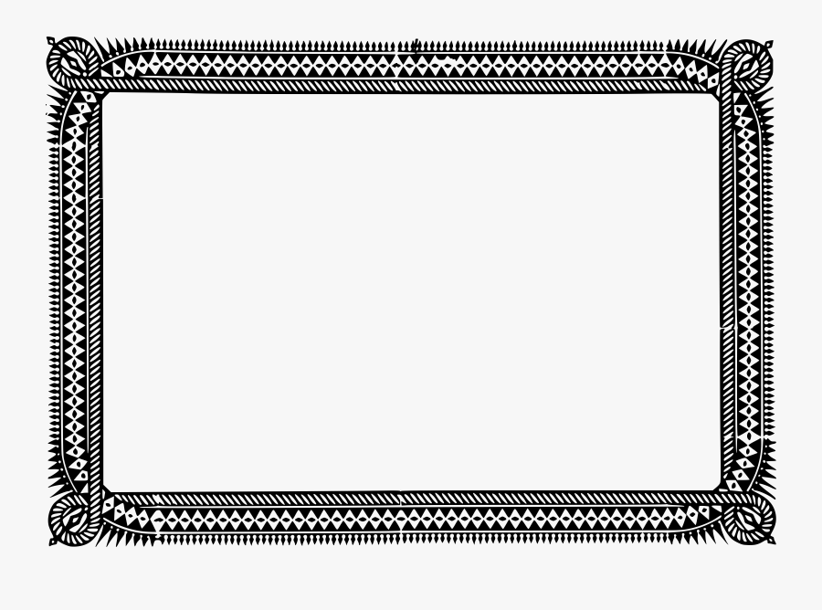 Borders Clipart Certificate - Clip Art, Transparent Clipart