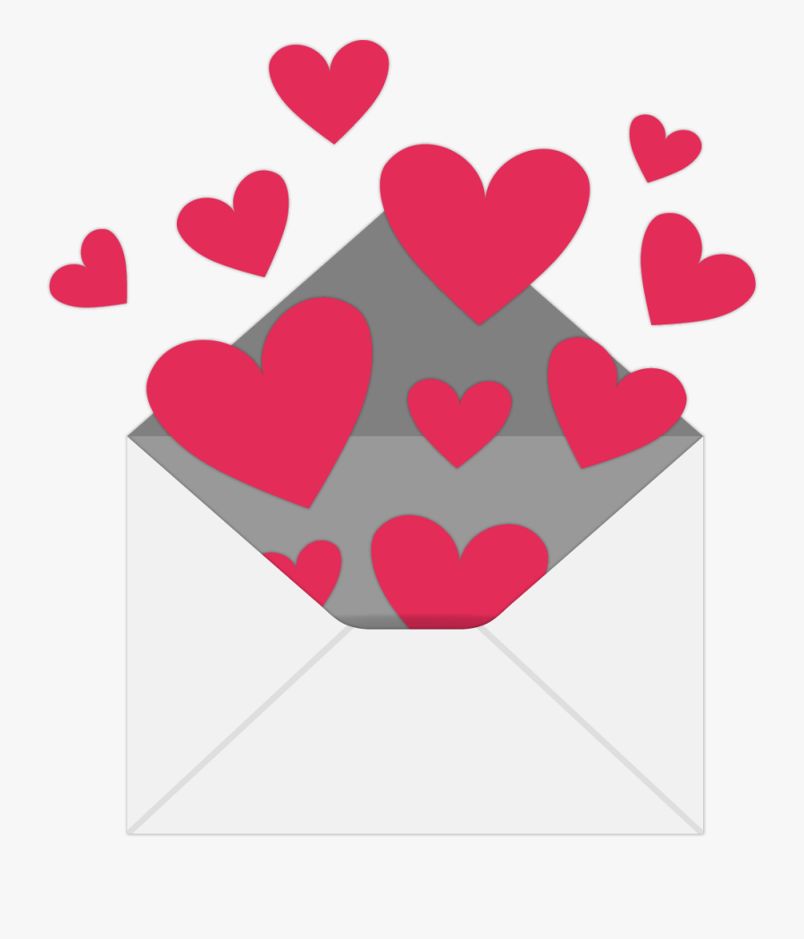 Transparent Free Valentines Day Clipart - Envelope, Transparent Clipart
