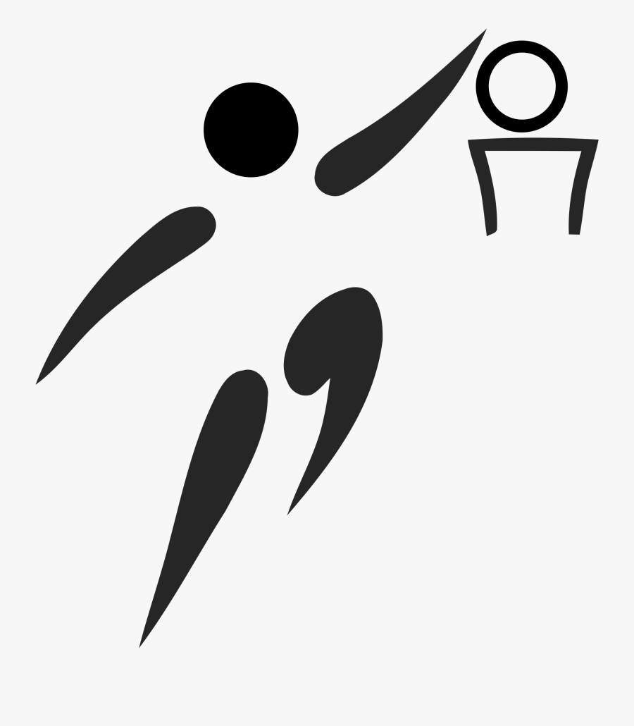 Olympic Sports Basketball Pictogram Clip Art At Clker - Olympic Basketball Symbol, Transparent Clipart