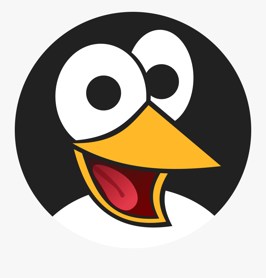 Transparent Penguin Clipart - Penguin Face Cartoon, Transparent Clipart