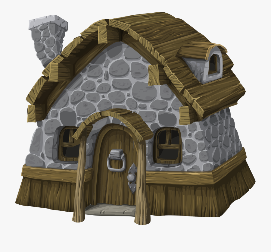 Svg Black And White Stock Collection Of Free Cottaged - Peasant House Png, Transparent Clipart