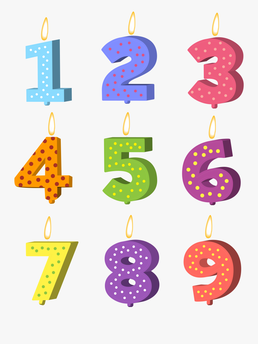 Birthday Clipart Number, Transparent Clipart