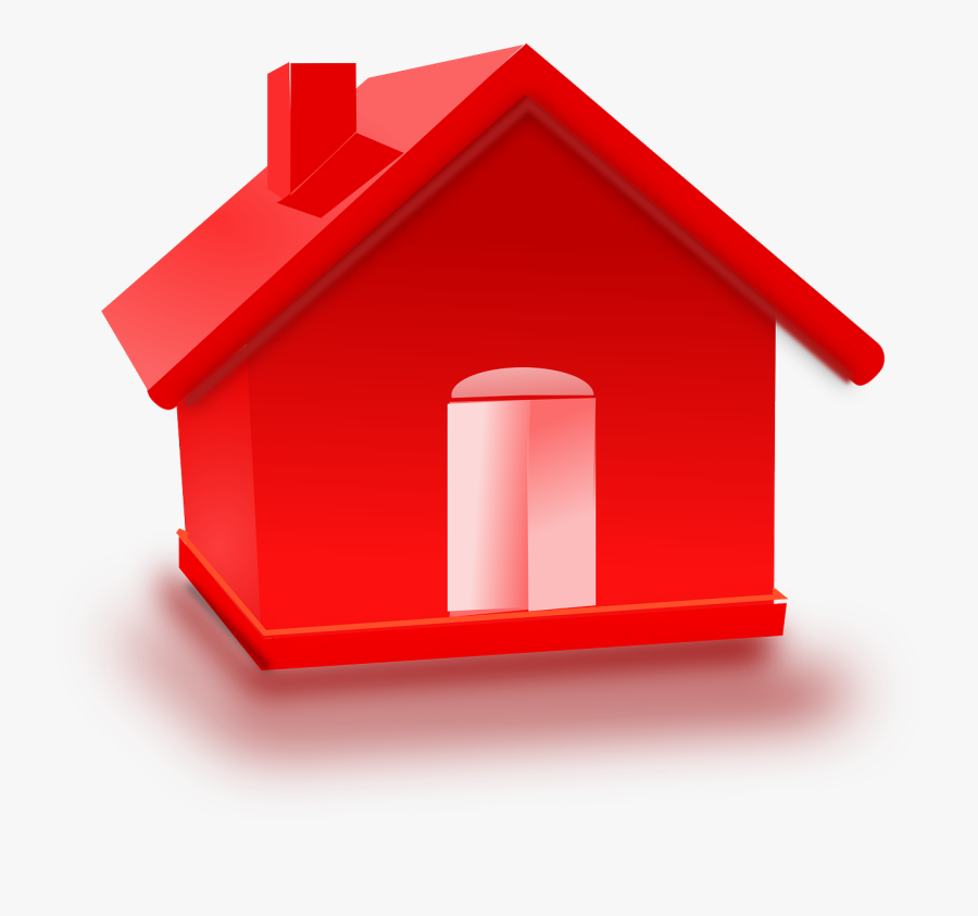 Uk Mortgage Approvals Hit Four-month High In May - Red Home Button Png, Transparent Clipart