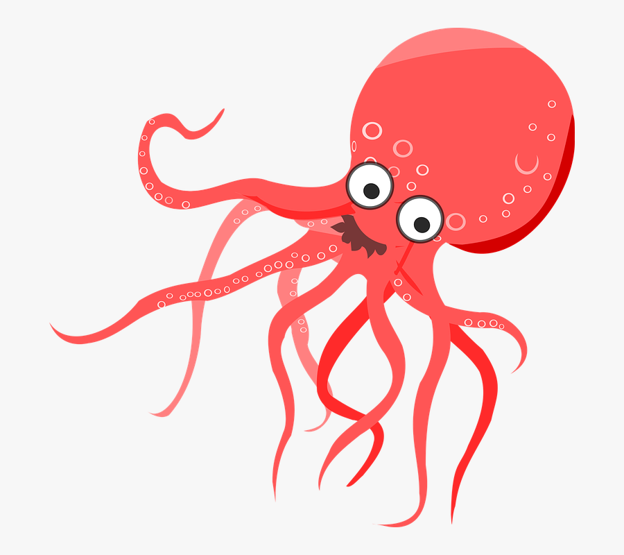 Clipart Octopus, Transparent Clipart