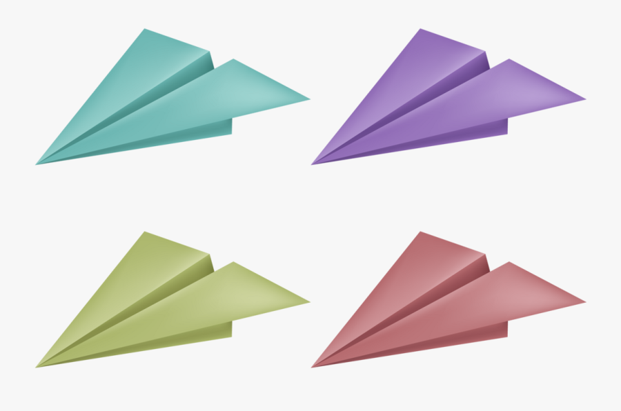 Airplane Plane Color Transprent Png - Origami, Transparent Clipart