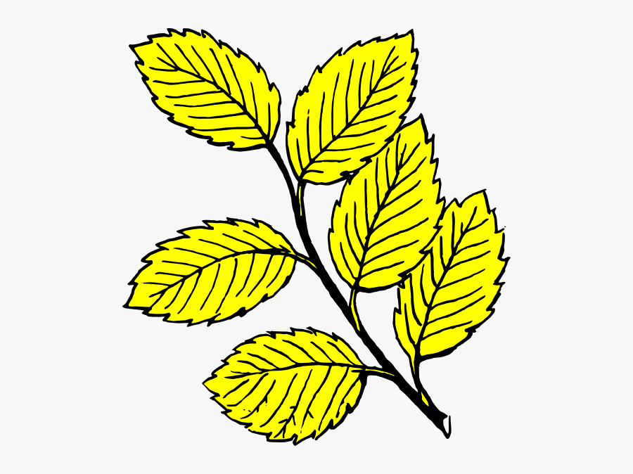 Leaves Light Clip Art At Clker - Leaves Clipart Black And White, Transparent Clipart