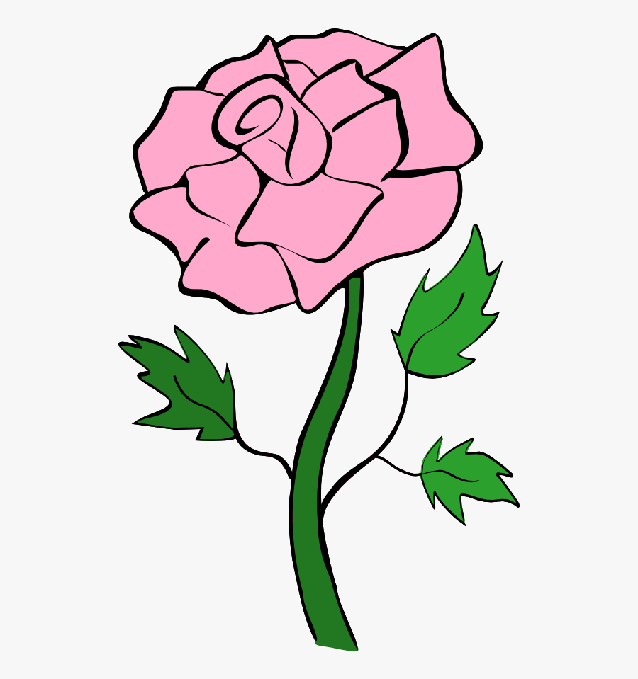 Roses Pink Rose Clip Art Noelle Nichols - Rose Flower Clip Art, Transparent Clipart