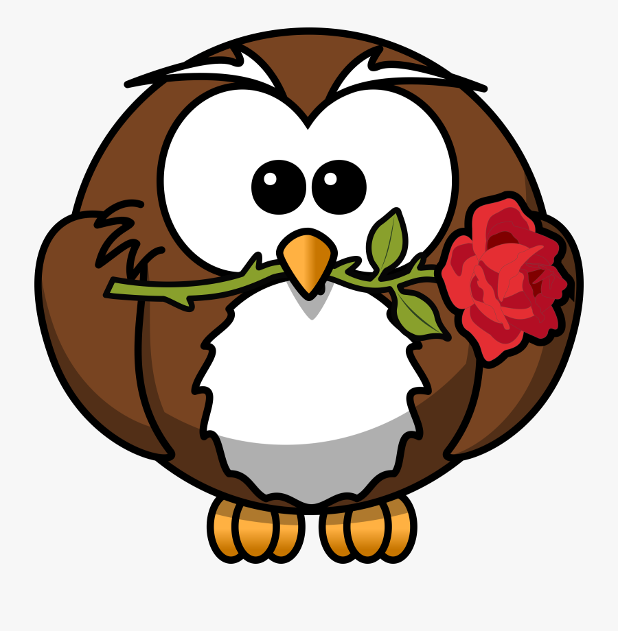 Gallery For Owl Valentines Day Clipart - Cartoon Owl Clipart, Transparent Clipart