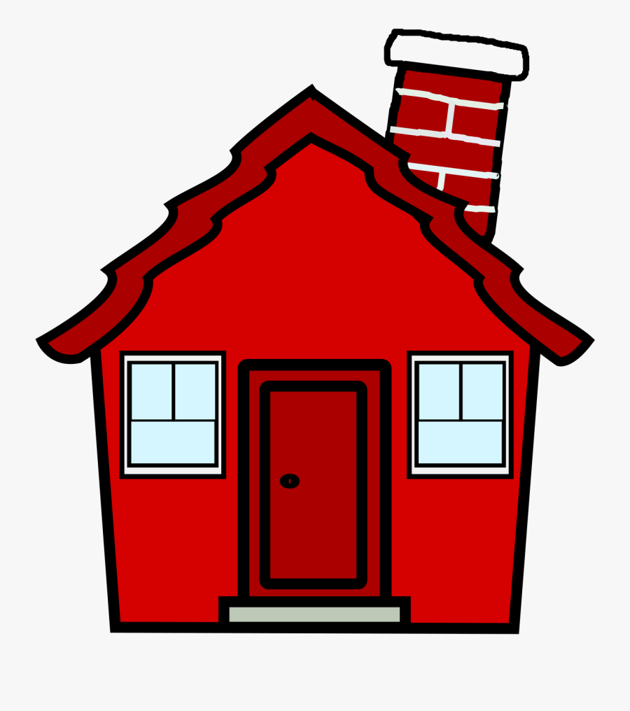 House Clipart Red - House Clipart Public Domain, Transparent Clipart