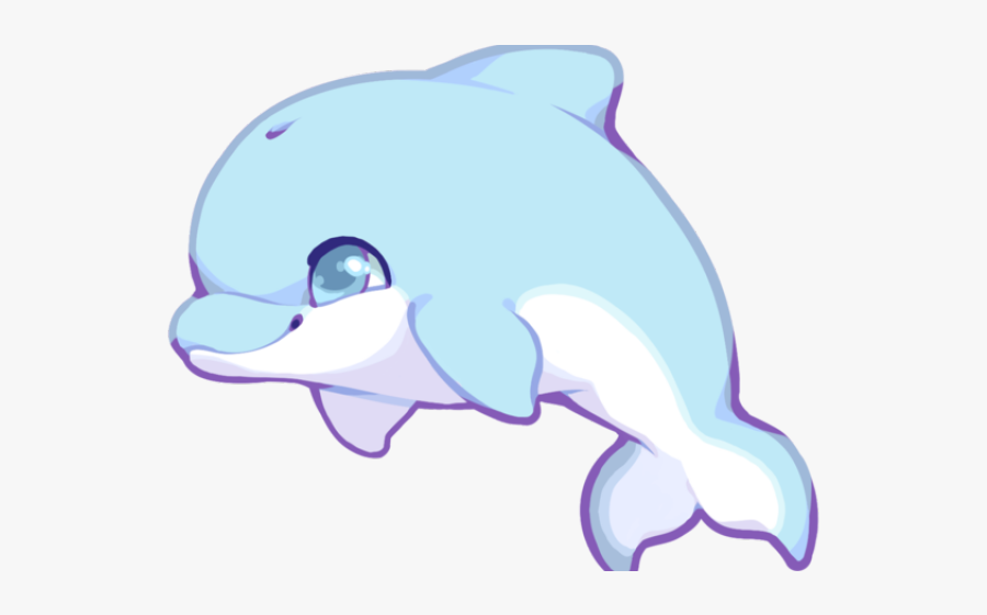 Dolphin Animated Cute, Transparent Clipart