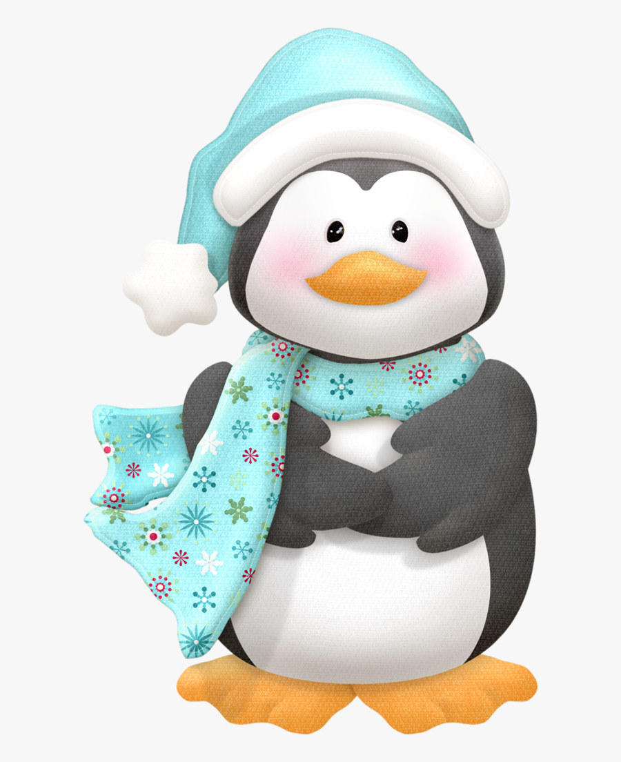 Penguin Maryfran - Christmas Penguin Clipart Png, Transparent Clipart