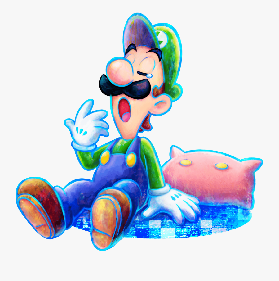 Dream Clipart Bed - Mario & Luigi Dream Team Artwork, Transparent Clipart