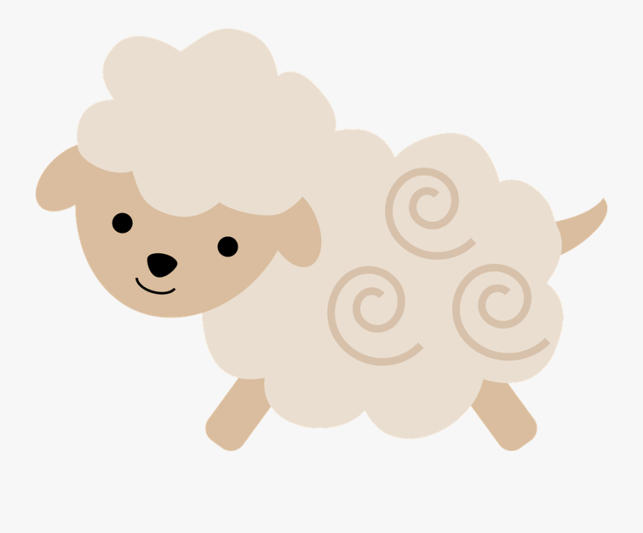 Lamb Clipart Baptism - Cartoon, Transparent Clipart