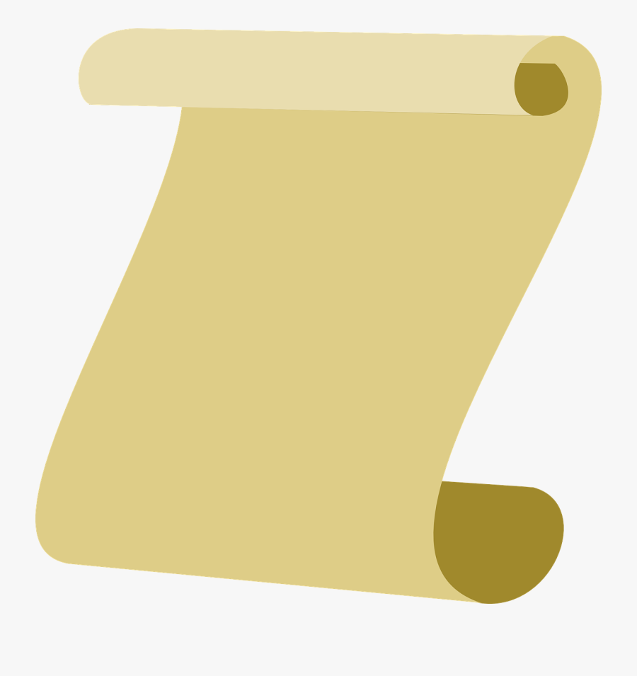 Graduation Clipart Official Document - Scroll Document, Transparent Clipart