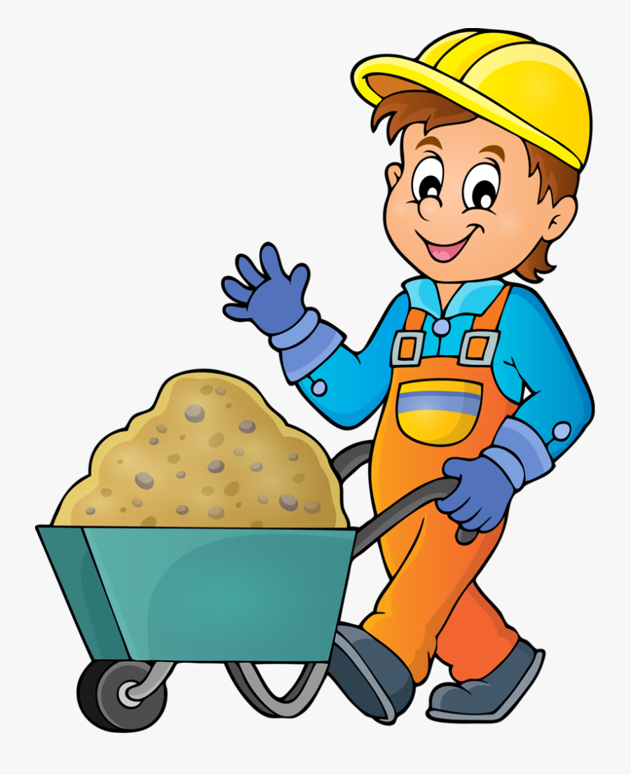 Construção Classroom Clipart, Art Classroom, Community - Construction Worker Clipart, Transparent Clipart