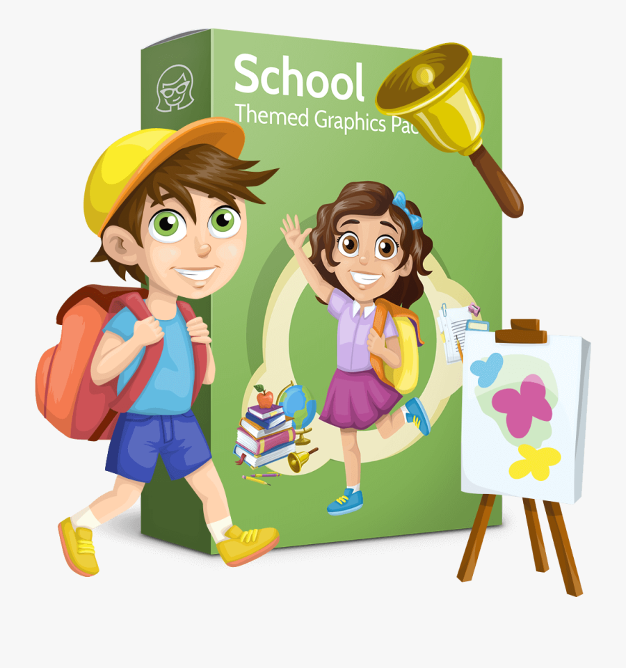 Vector School Collection - Cartoon, Transparent Clipart