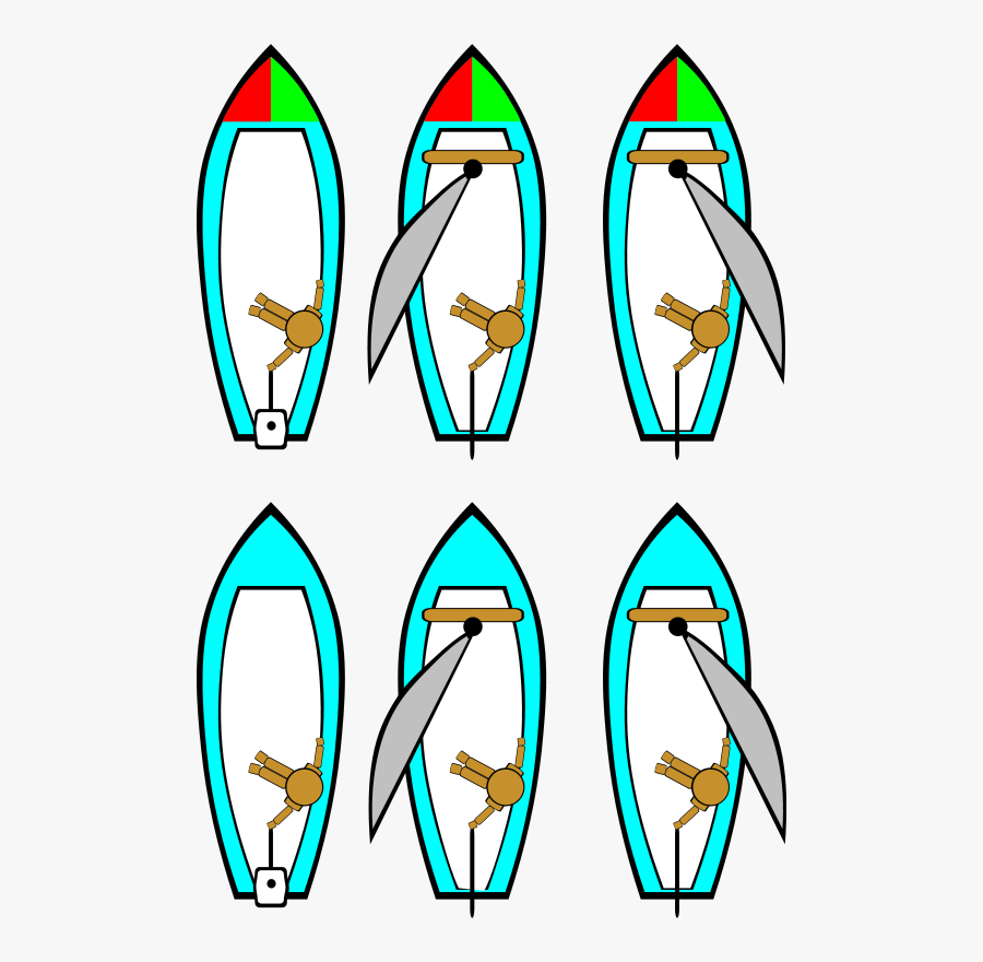 Sailboat Top View Clipart, Transparent Clipart
