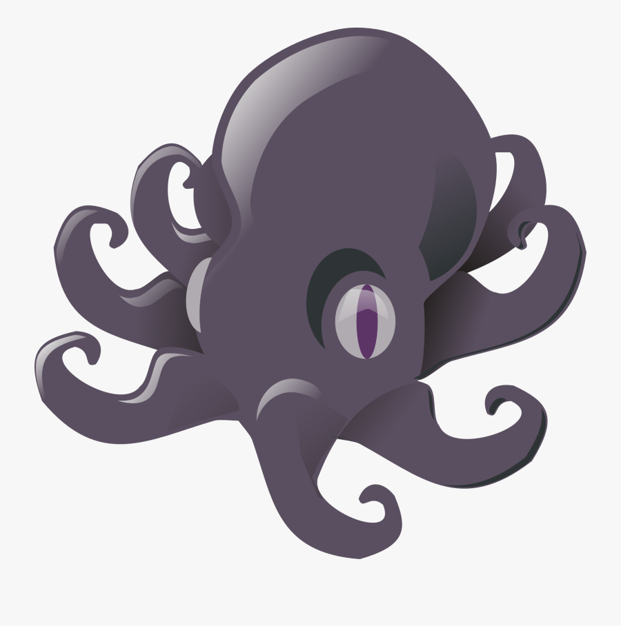Little Octopus - Cute Transparent Background Octopus Clipart, Transparent Clipart
