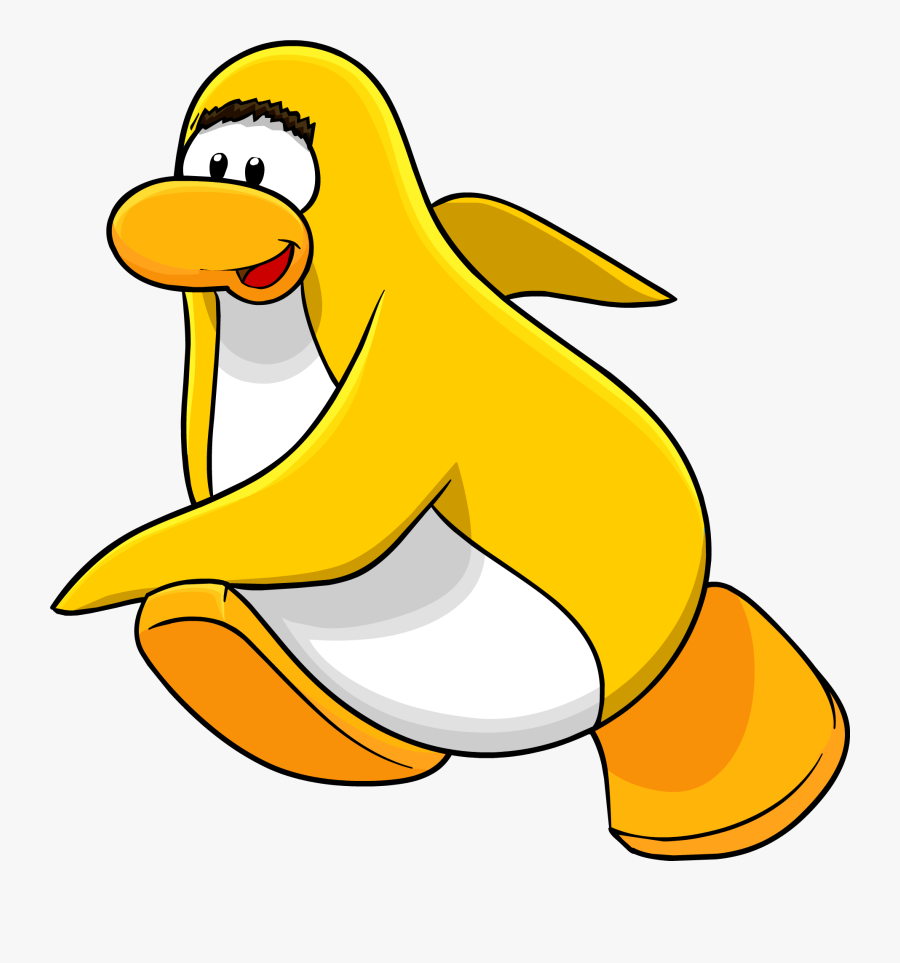 Join Team Yellow Postcard - Club Penguin, Transparent Clipart