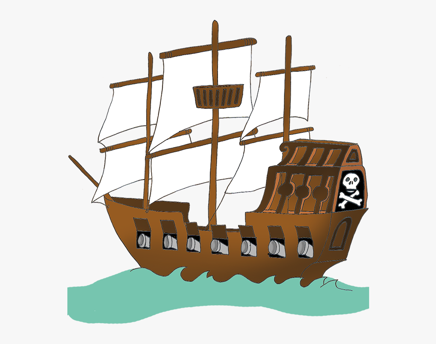Clipart Png Ship - Pirate Ship Transparent Background, Transparent Clipart