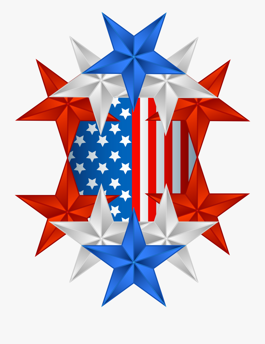 Map Decor United Of American States Flag Clipart, Transparent Clipart