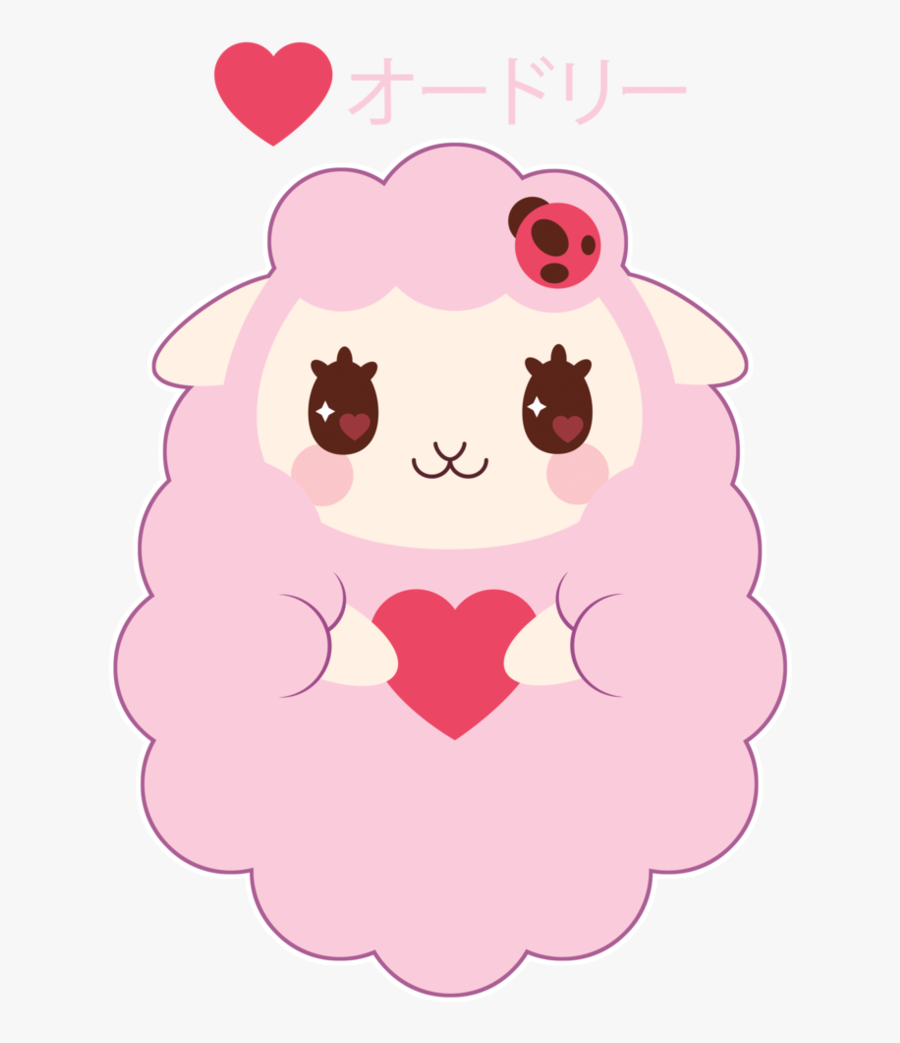 Sheep Clipart Pink Sheep - Cartoon, Transparent Clipart