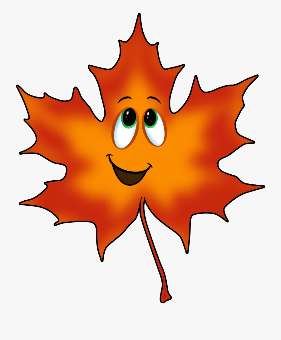 Lanie"s Little Learners - Fall Leaf With Face Clipart, Transparent Clipart