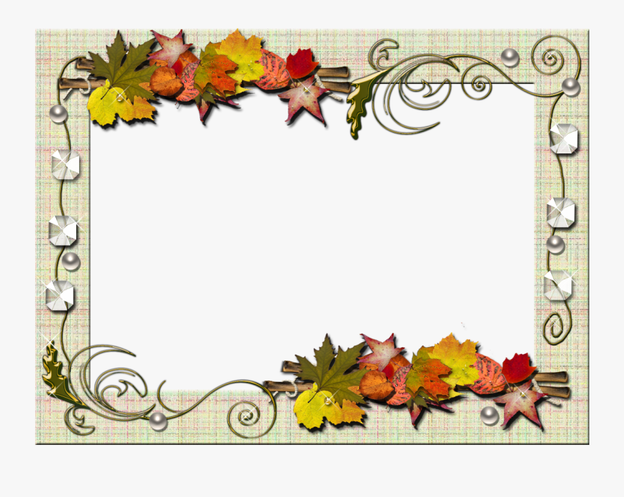 Thanksgiving Borders Clipart - Good Night Miss U, Transparent Clipart