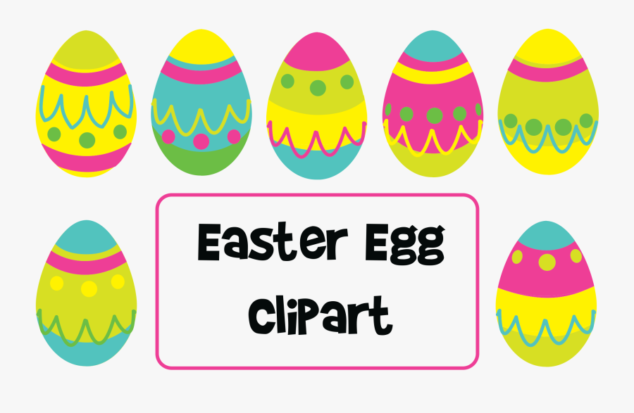 Easter Egg Clipart For Bright Classroom Decoration, Transparent Clipart