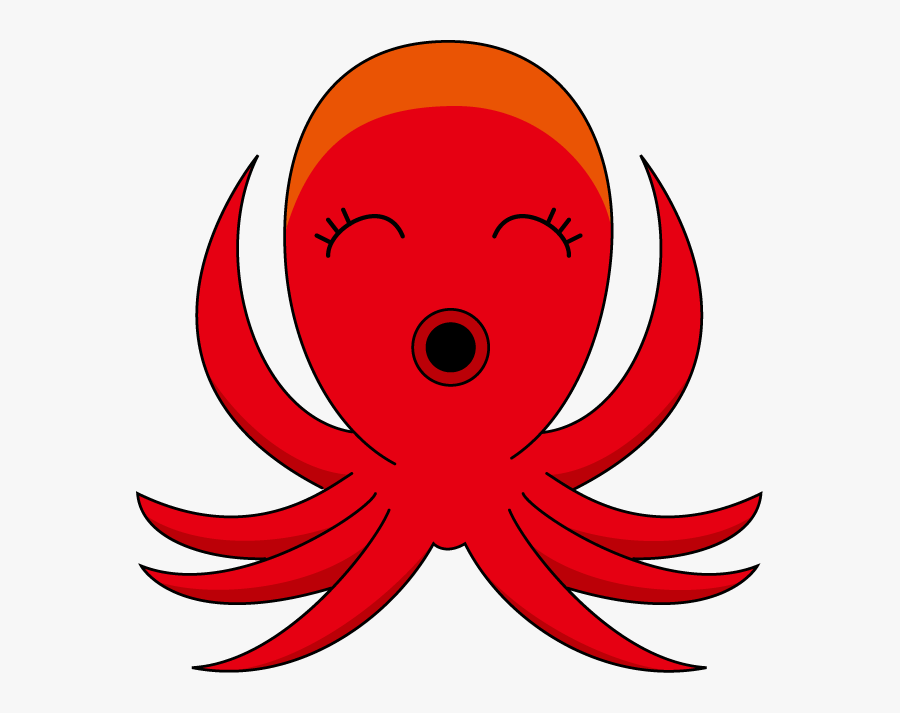 Octopus Clipart - Squids Clipart, Transparent Clipart