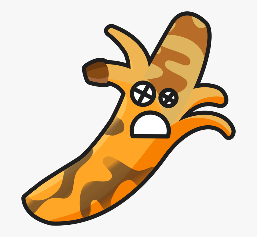 Transparent Background Cartoon Banana, Transparent Clipart